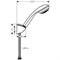 HANSGROHE Душевой набор Hansgrohe Crometta 85 1jet PorterC 27577000, хром 27577000