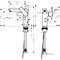HANSGROHE Смеситель Hansgrohe Talis E для раковины со сливным гарнитуром 71754990, полированное золото 71754990