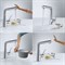 HANSGROHE Смеситель для кухни Hansgrohe Metris Select сталь 14883800 14883800