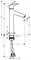 HANSGROHE Смеситель для раковины Hansgrohe Talis S 190, однорычажный, без сливного набора 72032000, хром 72032000