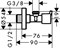 HANSGROHE Угловой вентиль Hansgrohe S 1/2 13901000 13901000