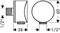 HANSGROHE Шланговое подсоединение Hansgrohe Fixfit 27453000 27453000