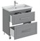 SANTA Тумба для раковины "Венера 80" дуб серый, напольная установка, (раковина Фостер 80) SANTA 221017