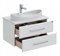 SANTA Тумба для раковины "Вегас 70" 2 ящика, подвесной монтаж, (раковина Вега 70 литой мрамор) SANTA 226037