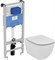 IDEAL STANDARD  Комплект унитаза  Tesi AquaBlade T386801 T386801