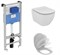 IDEAL STANDARD  Унитаз с инсталляцией  Prosys Tesi AquaBlade T3868V1 T3868V1