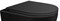 SINTESI Крышка с сиденьем черная матовая, дюропласт, микролифт для унитаза SIN-TS-EVI-151BM - фото 193022