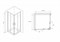 ABBER Душевой уголок  Schwarzer Diamant AG020805, размер 80x80 см, двери раздвижные, стекло 5 мм AG020805