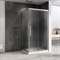 ABBER Душевой уголок  Schwarzer Diamant AG02128MH, размер 120x80 см, двери раздвижные, стекло 6 мм AG02128MH