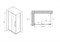 ABBER Душевой уголок  Schwarzer Diamant AG30120MH-S70M, размер 120x70 см, двери раздвижные, стекло 6 мм AG30120MH-S70M