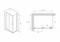 ABBER Душевой уголок  Schwarzer Diamant AG301305-S805, размер 130x80 см, двери раздвижные, стекло 5 мм AG301305-S805