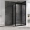ABBER Душевой уголок  Schwarzer Diamant AG30100BH-S85B, размер 100x85 см, двери раздвижные, стекло 6 мм AG30100BH-S85B