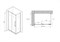 ABBER Душевой уголок  Schwarzer Diamant AG30100BH-S85B, размер 100x85 см, двери раздвижные, стекло 6 мм AG30100BH-S85B