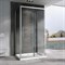 ABBER Душевой уголок  Schwarzer Diamant AG30150H-S75-S75, размер 150x75 см, двери раздвижные, стекло 6 мм AG30150H-S75-S75
