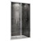 ABBER Душевая дверь  Sonnenstrand AG07110, ширина 110 см, двери складные, стекло 6 мм - фото 195178