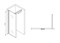 ABBER Душевая перегородка  Immer Offen AG61120B8, ширина 120 см AG61120B8