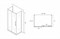 ABBER Душевой уголок  Schwarzer Diamant AG30140H-S80-S80, размер 140x80 см, двери раздвижные, стекло 6 мм AG30140H-S80-S80