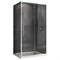 ABBER Душевой уголок  Schwarzer Diamant AG30160H-S70, размер 160x70 см, двери раздвижные, стекло 6 мм AG30160H-S70 - фото 195569