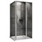 ABBER Душевой уголок  Sonnenstrand AG04100S-S80, размер 100x80 см, двери распашные, стекло 6 мм AG04100S-S80 - фото 195823