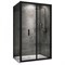 ABBER Душевой уголок  Sonnenstrand AG07090B-S80B, размер 90x80 см, двери складные, стекло 6 мм AG07090B-S80B - фото 195905