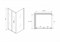 ABBER Душевой уголок  Sonnenstrand AG07090-S100, размер 90x100 см, двери складные, стекло 6 мм AG07090-S100