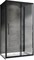 ABBER Душевой уголок  Schwarzer Diamant AG30150BH-S70B-S70B, размер 150x70 см, двери раздвижные, стекло 6 мм - фото 196501