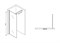 ABBER Душевая перегородка  Immer Offen AG61100, размер 100 см AG61100