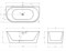 ABBER 170x80 Ванна акриловая, высота 60 см AB9216-1.7R