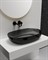 ABBER Раковина накладная прозрачная  Kristall AT2805Onyx, ширина 60 AT2805Onyx