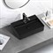ABBER Раковина накладная  Rechteck AC2201MB черная матовая, ширина 60 AC2201MB