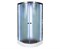 DETO Душевая кабина D08S LED, размер 80x80 см, профиль глянцевый хром, стекло матовое D08SLED