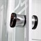 DETO Душевая кабина EM2790 LED, размер 90x90 см, профиль глянцевый хром, стекло с узором EM2790LED