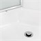 DETO Душевая кабина EM2790N LED, размер 90x90 см, профиль глянцевый хром, стекло с узором EM2790NLED