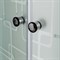 DETO Душевая кабина EM1512LN без крыши, размер 120x80 см, профиль глянцевый хром, стекло с узором EM1512LN