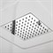 DETO Душевая кабина EM4515 LED с гидромассажем, размер 150x85 см, профиль глянцевый хром, стекло с узором EM4515LED+GM