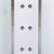 DETO Душевая кабина EM4517 LED с гидромассажем, размер 170x90 см, профиль глянцевый хром, стекло с узором EM4517LED+GM