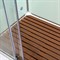 DETO Душевая кабина Z120 KERAVA с электрикой, размер 120x80 см, профиль глянцевый хром, стекло прозрачное Z120KERAVAEL
