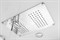 DETO Душевая кабина Z120 KERAVA с электрикой, размер 120x80 см, профиль глянцевый хром, стекло прозрачное Z120KERAVAEL