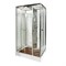 DETO Душевая кабина Z122 ESPOO с паром, размер 120x80 см, профиль глянцевый хром, стекло прозрачное Z122ESPOOSTEAM