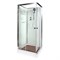 DETO Душевая кабина K408, размер 80x80 см, профиль хром, стекло прозрачное K408