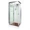 DETO Душевая кабина K408, размер 80x80 см, профиль хром, стекло прозрачное K408