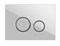 CERSANIT Кнопка TWINS для LINK PRO/VECTOR/LINK/HI-TEC стекло белый - фото 212155