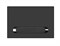 CERSANIT Кнопка ESTETICA для LINK PRO/VECTOR/LINK/HI-TEC пластик черный матовый с рамкой хром - фото 212182