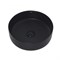 ABBER Раковина накладная  Bequem AC2108MB черная матовая, диаметр 36 см AC2108MB