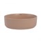 ABBER Раковина накладная   Bequem AC2108MBB бежевая матовая, диаметр 36 см AC2108MBB