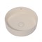 ABBER Раковина накладная  Bequem AC2108MBE светло-бежевая матовая, диаметр 36 см AC2108MBE