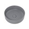 ABBER Раковина накладная  Bequem AC2108MG серая матовая, диаметр 36 см AC2108MG