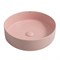 ABBER Раковина накладная  Bequem AC2109MP розовая матовая, диаметр 40 см - фото 212415