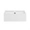 ABBER Раковина накладная  Rechteck AC2208 белая, ширина 40 AC2208