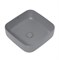 ABBER Раковина накладная  Rechteck AC2211MG серая матовая, ширина 40 AC2211MG